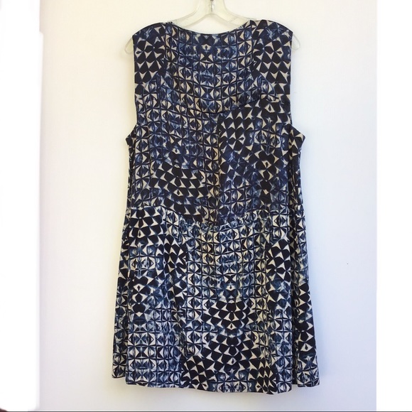 Lucky Brand Black Printed Sleeveless Loose Fit Dress Size L. - Picture 2 of 12